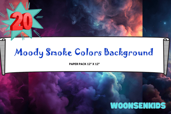 Download Top Moody Smoke Colors Background Watercolor Png Kdp Digital Paper - Premium Resources