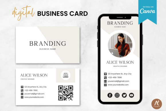 Download Digital Printable Business Card Template - Digital printable Collection