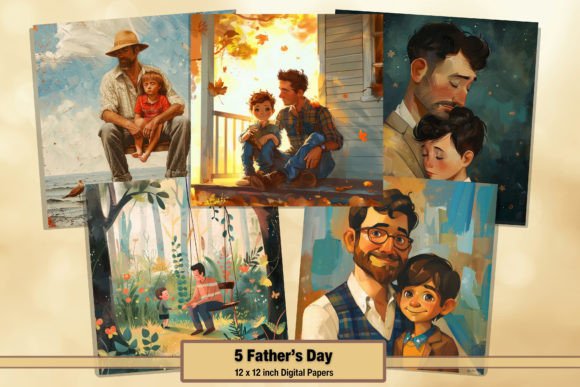 Download Father's Day Digital Printable Papers 15 - Digital printable Collection