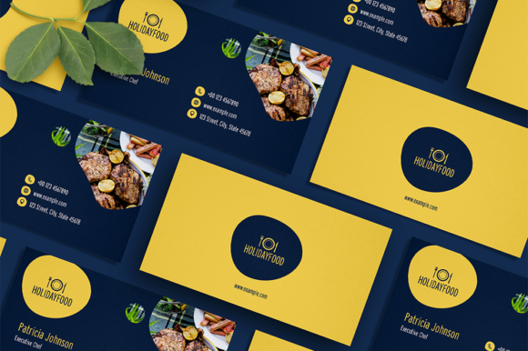 Download Food Business Card Creative Template - Creative template Collection