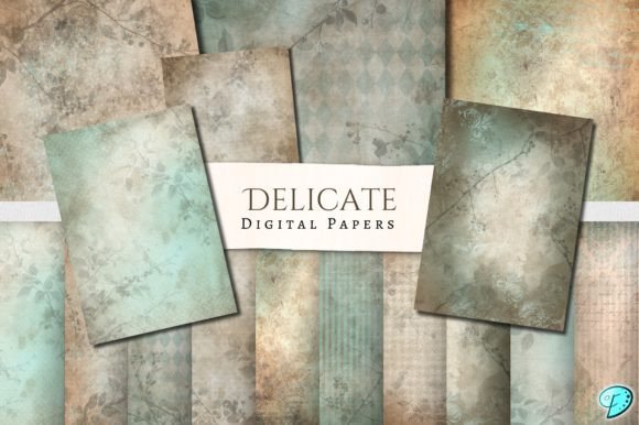 Download Delicate Digital Printable Papers - Digital printable Collection
