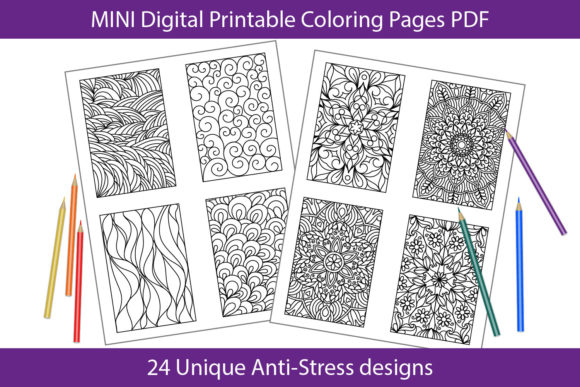 Download Digital Printable PDF Coloring Book #5 - Digital printable Collection