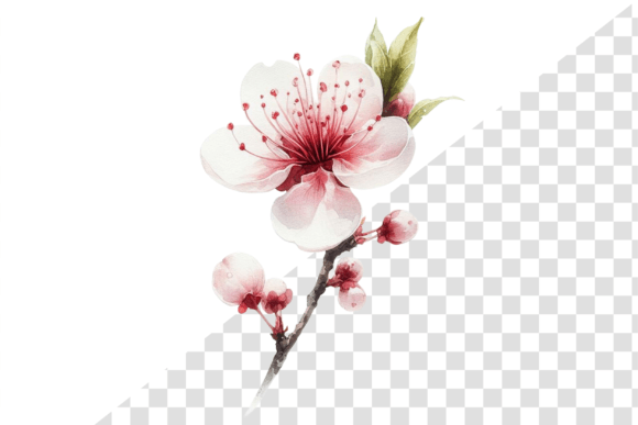 Download Cherry Blossom Art Watercolor Clipart - Blossom art Collection